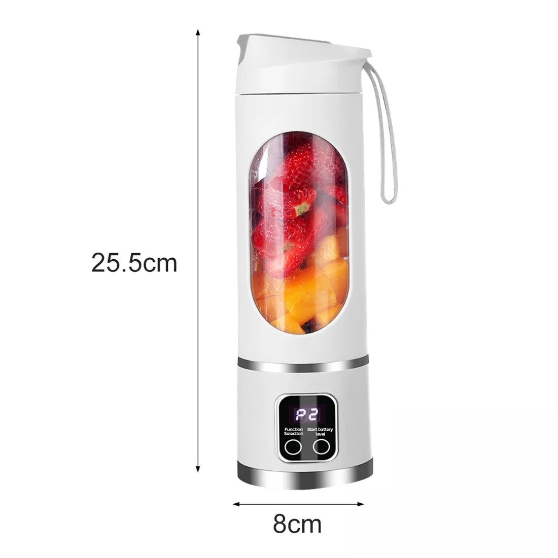 Portable USB Rechargeable Juicer Cup Electric Mixer Blender Smoothie Maker 450Ml