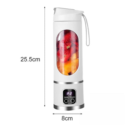 Portable USB Rechargeable Juicer Cup Electric Mixer Blender Smoothie Maker 450Ml