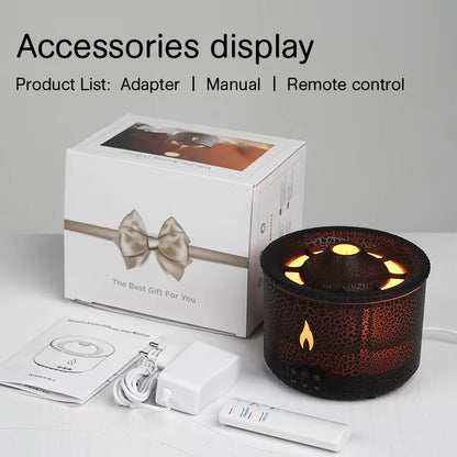Jellyfish Smoke Ring Aroma Diffuser Creative Volcanic Air Humidifier Aromatherapy for Home Office Be...