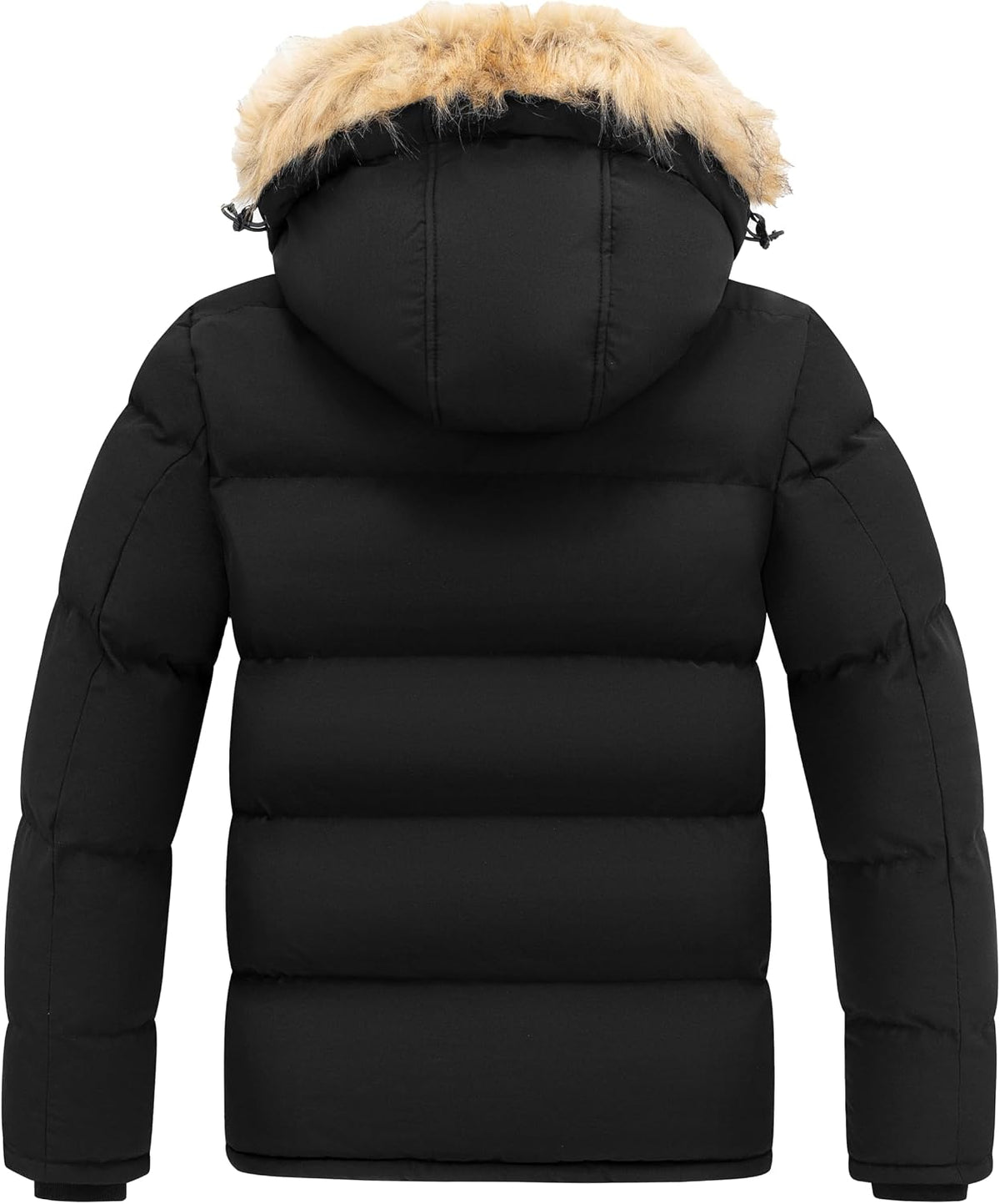 Men's winter puffer jacket warm insulated design